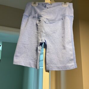 Amazon Women's Athletic Shorts - Light Blue